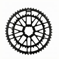 Flush Mount bike Chainring  Black Double Chainring Lightweight Biking Component