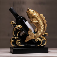 Golden Carp Single Bottle Vino Rack