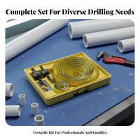 Kit Cutting Edges Set Sturdy Downlight Installation Tool Kit for Handymen, Construction Workers, Home Improvement, Workshop, Job Site
