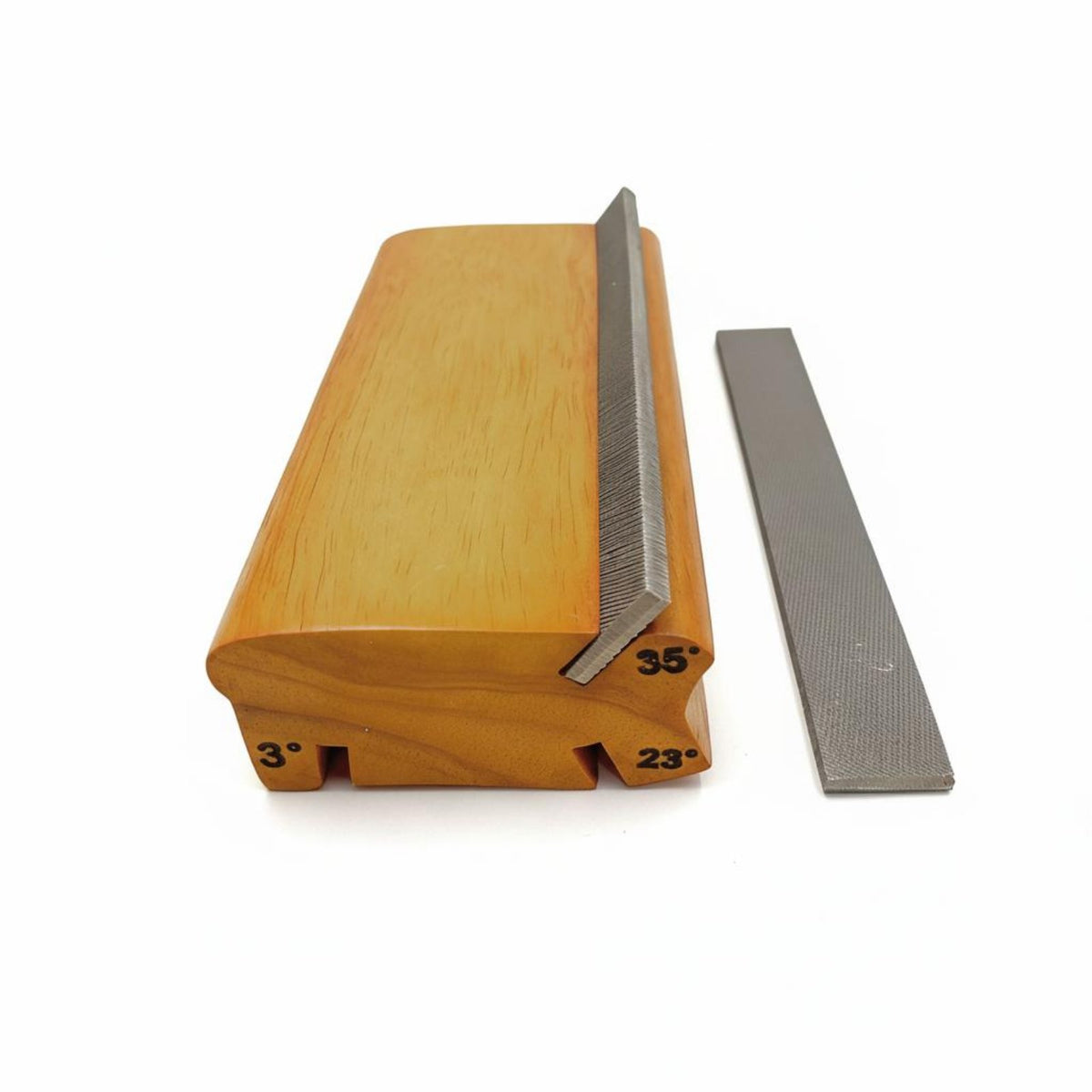 Professional Grade Multi-Angle Fret Dressing File Sturdy Construction 3 Angle Fret File Portable for Luthiers, Guitarists, Workshop, Garage