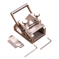 Hand-Operated Leather Skiver Knurled Knobs Belt Strap Skiver Aluminum