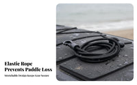 Watercraft Paddle Leash Anti-Loss Elastic Paddle Rope Secure Fastening Bungee Cord Tether for Water Sports Enthusiasts, Boaters, Kayaking, Boating