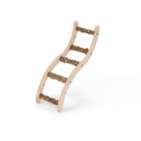 Wooden Bird Ladder Exercise Climbing Ladder with Rungs Enrichment Bird Perch Sturdy for Parrots