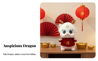 Year of the Wyvern Stuffed Creature Auspicious Gift Lunisolar New Year Wyvern Stuffed Ie Soft and Cuddly PP Cotton Filled