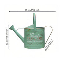 Watering Can with Long Spout Rustproof Watering Can Leakproof Vessel for Gardeners, Plant Lovers, Balcony