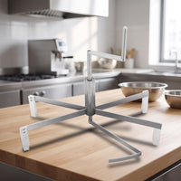 Crepe Forming Tool Heavy-Duty Crepe Spreader Batter Spreader with Crank Arm Rust-Resistant Utensil Easy to Use for Chefs