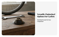 Screw-on Freewheel Wear-Resistant Mountain Bike Freewheel Cycle Flywheel Long-Lasting Multi-Speed Bike Cassette Effortless