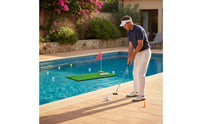 Buoyant Putting Surface Outdoor Water Practice Green Simulated Golf Putting Mat for Beginners, Pool, Backyard