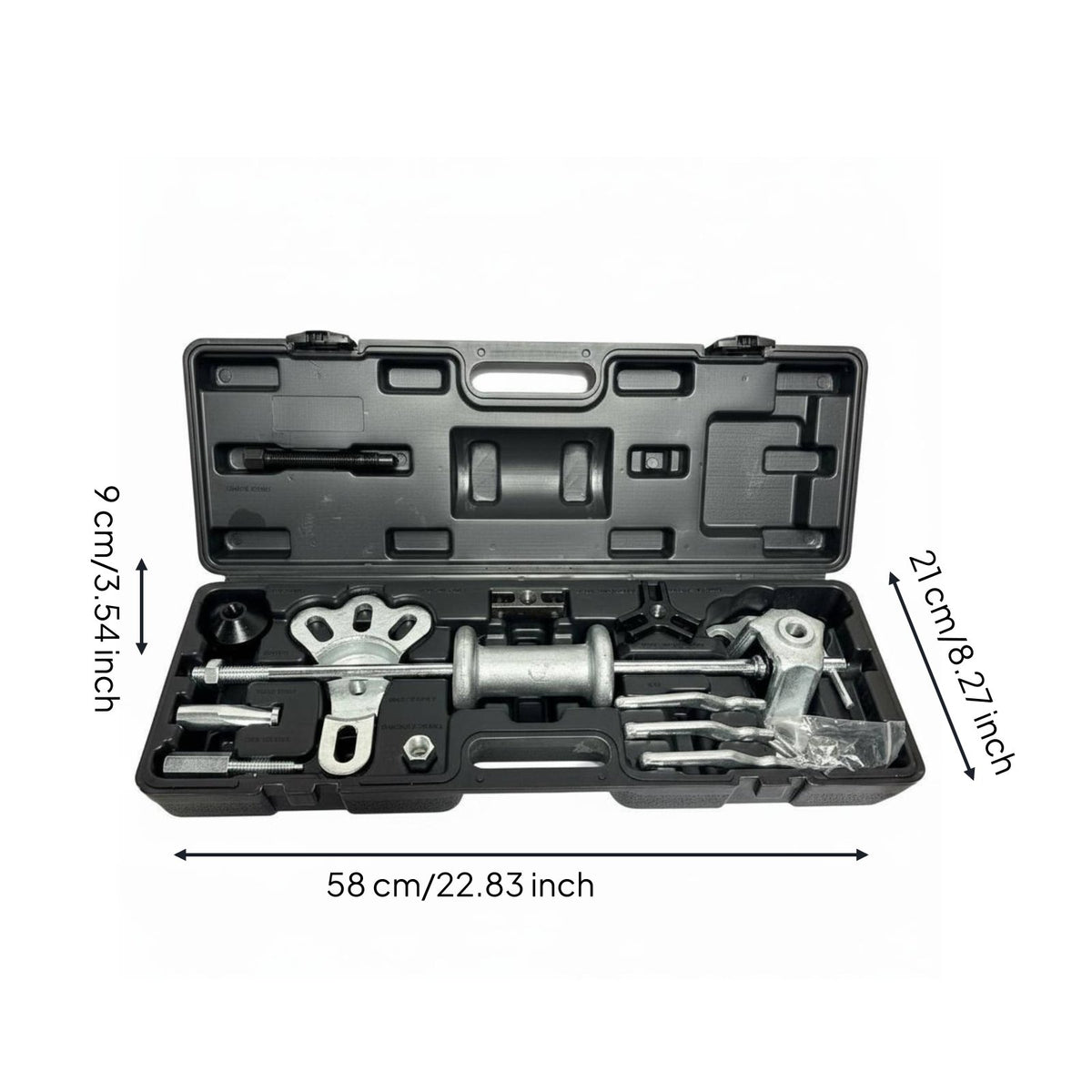 19 Pieces Inner Bearing Puller Multifunction Slide Bearing Remover Wide Application Slide Puller Set for Workshop