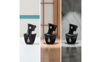 Matte Black Necklace Display Bust Resin Display Bust with Base Simple Necklace Organizer Balanced for Jewelers