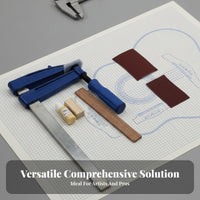 Wide Compatibility Acoustic Guitar Bridge Gluing Jig Strong Clamping Force Acoustic Guitar Bridge Repair Tool DIY Friendly for Music Shop