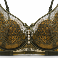 Push Up Bra with Full Coverage Lace and Comfortable Support, No Underwire Minimizer with Racerback Design for Work Wear and Loungewear