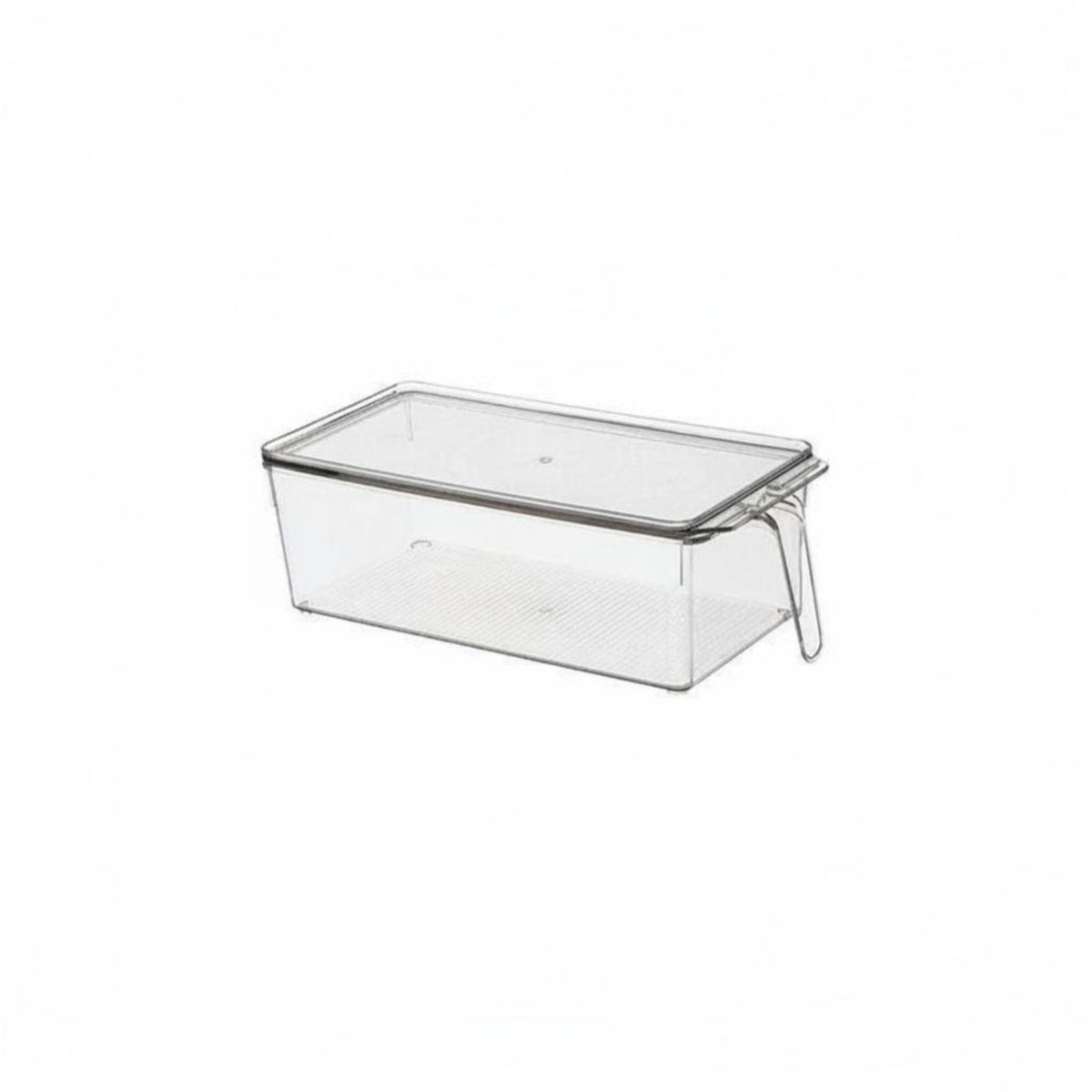 Pull-Retractable Fridge Drawer Space-Saving Stackable Drawer Organizer Optional Divider Clear View for Residents