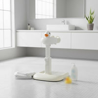 Standing Infant Bath Support Non-Slip Base Infant Standing Bath Support Anti-Tip Design Adjustable Infant Shower Stand for Young Children, Infants