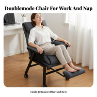 Lay-Flat Recline Reclining Computer Chair with Footrest Ergonomic Design Highspine pivot Chair with Footrest Adjustable Headrest Professional Seating Lumbar Support for Remote Workers, Students, Adults, Study Room, Relaxing, Studying, Bedroom