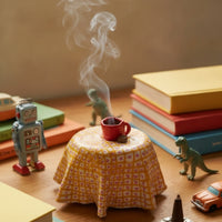 Coffee Cup Scent Holder Cute Resin Scent Holder Playful Desk Ornament for Tabletop, Workspace Area, Bookshelf