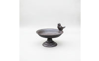 Cast Metal Avian Feeder Freestanding Pedestal Bird Feeder Heavy Duty for Gardeners, Patio, Yard, Balcony