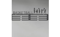 Drill-Effortless Installation Sports Medal Display Hanger Sturdy Metal Construction Race Medal Holder High Capacity Runner Achievement Display Matte Black Finish for Athletes, Bedroom