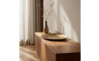 Metal decorative Tray with Textured Surface Sculptural Irregular Elliptical Tray Elegant Decorative Bowl for Coffee Table