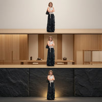 1/18 scale miniature Figurine with Shoulder Bag Detailed Female Figurine Compact Display Model for Collectors