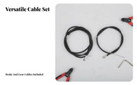 Bike Brake and Gear Wire Set Wear Resistant Brake Wire Housing Kit Cycle Drive Line Kit Rust-Resistant for Garage
