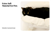 Large Capacity Soft Pet Carrier Bag Lightweight Soft-Sided Pet Carrier Multi-Functional for Small Dog Owners, Travelers, Car Rides, Outdoor