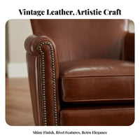 Vintage design Tufted winged rear Armchair sturdy Wood Legs Upholstered winged rear Armchair Thick paddinging Single Sofa Highspring-rear padding for Homeowners, Interior Designers, Hotel Managers, Living Room, Bedroom, creamyice, perusing Corner