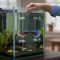 Acrylic Aquarium Divider for Fish Tanks - Transparent Isolation Board for Breeding, Fry, and Turtle Tanks