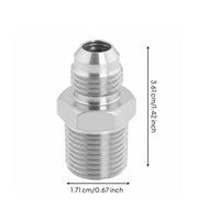 15 Pieces JIC Tapered Fitting High Pressure Hydraulic Hose Fitting Precision Machined JIC Adapter for Plumbing Repair