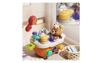 Light-up Bathtub Toy with Shower Head Colorful Musical Bathtub Toy Fun Water Play Set Sensory for Toddlers, Babies