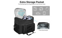 Two Ball Bowling Bag Padded Bowling Bag with Shoe Compartment Sturdy for Travel