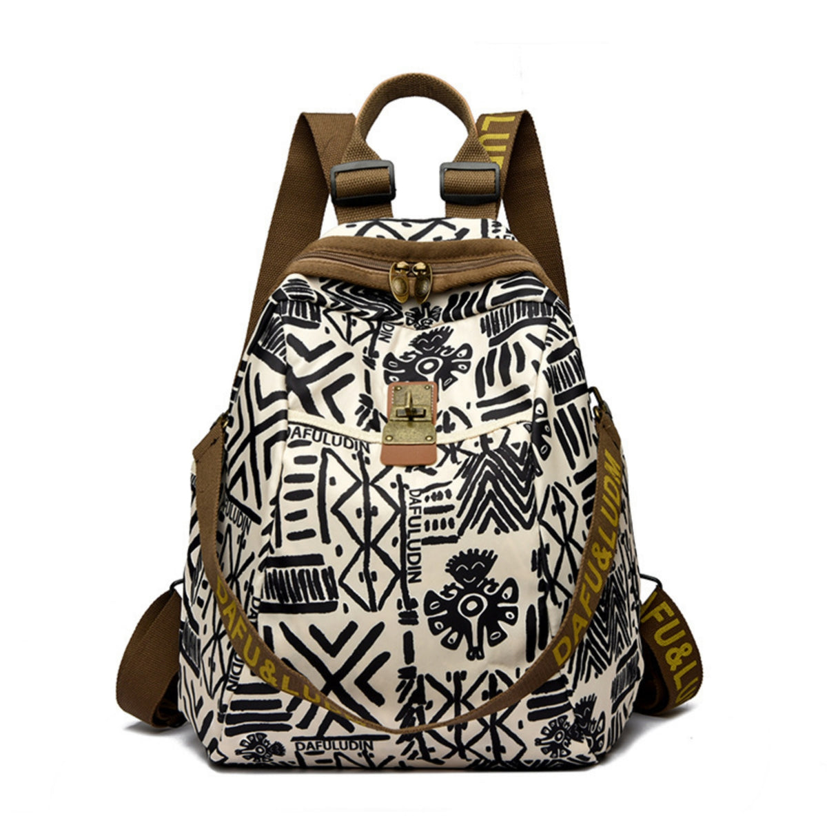 Casual Backpack Lightweight Backpack with Side Pockets Tear-Resistant Daypack for Commuters, Moms, Travel
