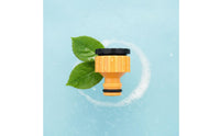 6 Pieces Garden Hose Tap Connector Easy Installation Garden Hose Quick Connect 2-in-1 Threaded Faucet Adapter Robust Duty