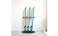 Easy Installation Surfboard Wall Mount Space Saving Surfboard Wall Rack Large Capacity Snowboard Storage Mount Scratch Protection for Surfers, Snowboarders, Garage, Home