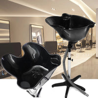 Salon Deep Shampoo Basin Bathroom Sink Hair Clip Basin Washing Hose Adjustable Gasket Shampoo Sink