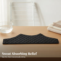 5 Pieces Cotton Lining Quilted Bra Sweat Pads Washable Underarm Sweat Pads Reusable Bra Liner Breathable