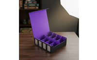 Large Capacity TCG Card Box Soft Interior Lining 4-Row Trading Card Storage Box Windowed Deck Holder Waterproof