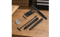Versatile Universal Joint Bearing Puller Manual Automotive Puller Tool Kit Black Matte Sturdy for Mechanics