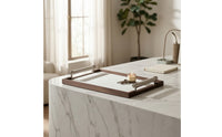 Catchall Tray Decorative Tray with Handles Modern for Entryway