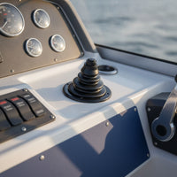 Cable Pass Through Flexible Cable Boot with Flange Cord Boot Protector Smooth Slimline for Boats, RVs