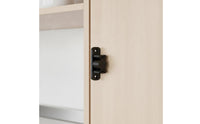Cabinet Door Latch Slimline Cabinet Door Catch Latch with Mounting Holes Long-Lasting Hardware Sturdy for DIYers, Cabinets