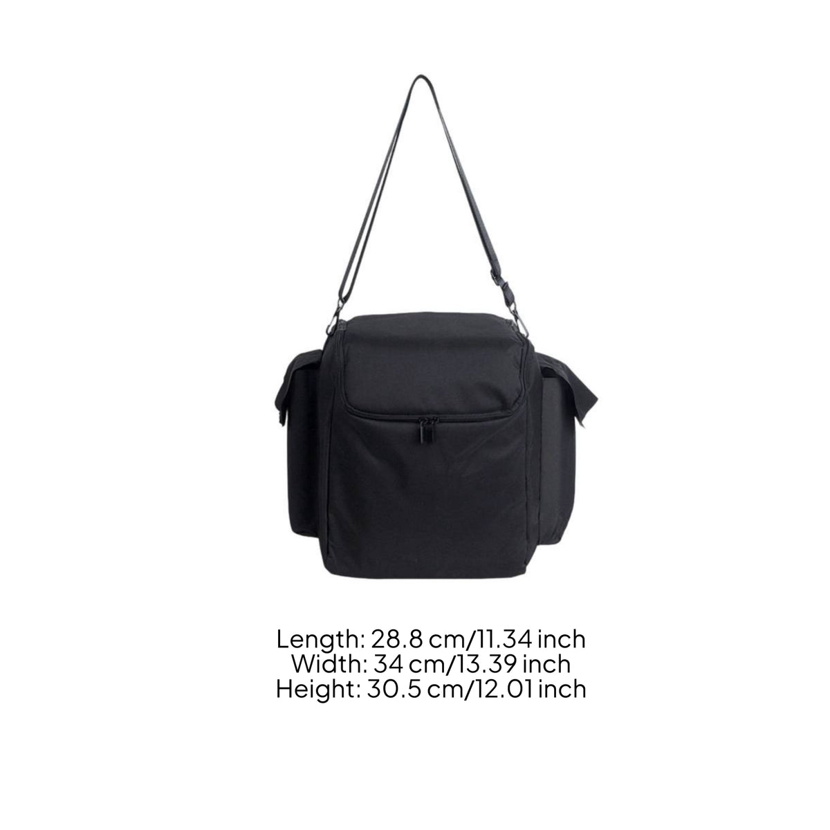 Speaker Carrying Bag Padded Speaker Carry Case Shielding Bag with Shoulder Strap Wear-Resistant for Outdoor Events