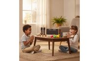 Retro Wooden Bluetooth Speaker Premium Vintage Bluetooth Speaker Tactile Portable for Music Lovers, Office