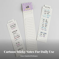 Bookmark Notepad Multi-Functional Tear-off Index Notes Portable Planner Memo Strip for Students, Teachers, Learning, Journaling, Planning