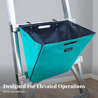 Wear-Resistant Ladder Tool Bag Long-Lasting Oxford Material Angled-Frame Ladder Organizer Heavy-Duty for Handymen, Painters, Home Repair