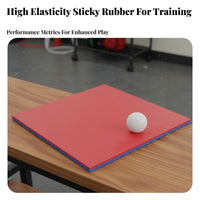 Table Tennis Rubber Sheet High Table Pong Paddle Rubber Easy Control Racket Sport Component for Coaches, School, Training, Practice