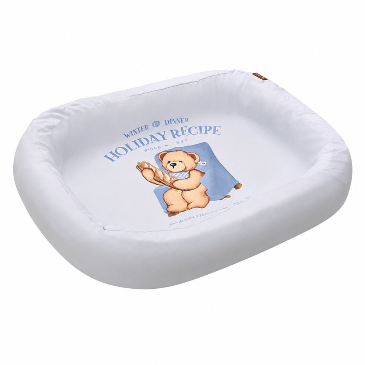 Pet Bed Dust Cover Soft Dog Bed Cover with Elastic Edge Lightweight for Living Room