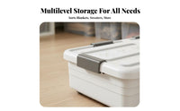 Wheeled Underbed Container Large Capacity Wheeled Under-Bed Box Dust-Proof