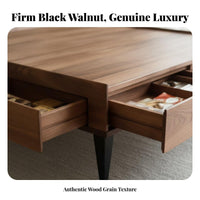 Nordic design Square Coffee Table with Drawers Modern Design Living Room Furniture Sturdy Construction Spacious surface for Homeowners, Families, Interior Designers, Lounge Area, recreation Space