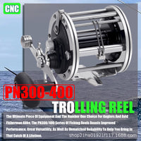 SAMOLLA 2025 New PN300/400 Jigging Reel Large Drum Anchor Trolling Reel